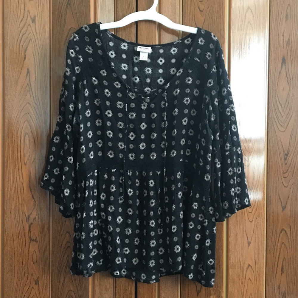 Flowy floral print top